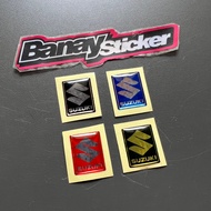 SUZUKI Logo Emblem Sticker Box SUZUKI SPIDO Emblem Sticker Embossed
