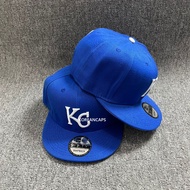 KC Kansas City Blue White Snapback Caps