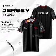 JERSEY T1 NEW 2025 FREE NICKNAME LOL T1 Fan Crew Neck Sports T-shirt