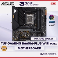 ASUS TUF GAMING B660M-PLUS WIFI D4 MATX LGA1700 MOTHEBOARD (3 YEARS WARRANTY)