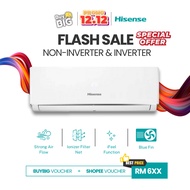 2026 🛠️ Hisense Aircond 1HP/1.5HP/2HP/2.5HP Inverter R32 Air Conditioner(AS09E2CLA/AN10DBG/AI10KAGS/