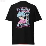 Anime Femboy Fan T-Shirt Cute Otaku Manga Style For Cartoon Lovers Vintage Good Ventilation Unisex S