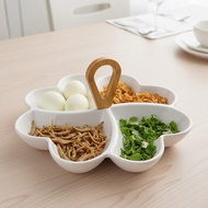 RAYA PREMIUM Ceramic Tray Nut Serving Tray Flower Tray Bekas Hidang Raya SSF Bekas Hidang Kuih