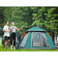 tent camping tentage outdoor Tent Outdoor 2-person Beach Tent Thickened Rainproof Camping Tent Fully Automatic Two person Camping Quick Opening Four sided Tent