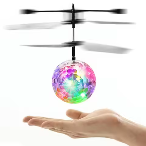 New Flying Ball Luminous Kid's Flight Balls Electronic Infrared Induction Aircraft Remote Control To