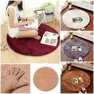 80cm Round Carpet Soft Fur Carpet Fluffy Carpet Home Decoration Living Room Round Fluffy Carpet Shag