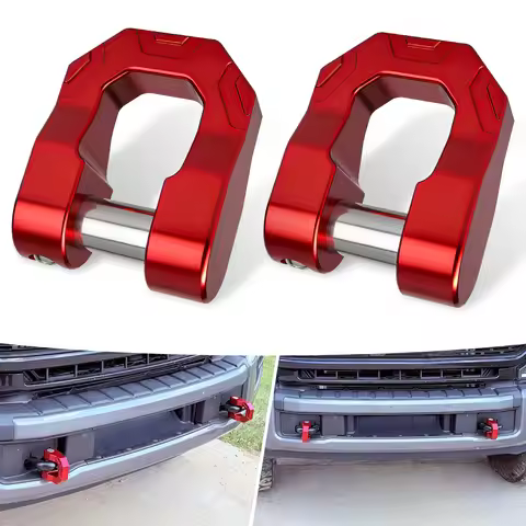 3/4" D Ring Shackle Aluminum 70,000 lbs Break Strength 7/8 Pin for Towing Vehicle Recovery for Trail