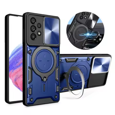 For Samsung Galaxy A33 A53 A13 A23 5G Case Slide Lens Protect Armor Cover For Samsung A12 M12 A52 A5