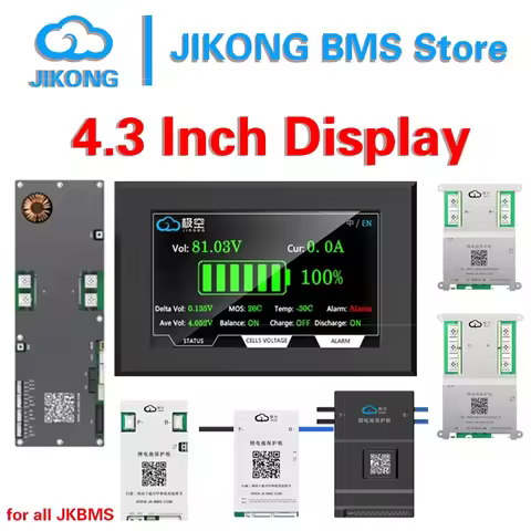 V19 jkbms 4.3LCD 4.3 Inch Display 4.3 Inch Touch screen display for all jkbms jikongbms