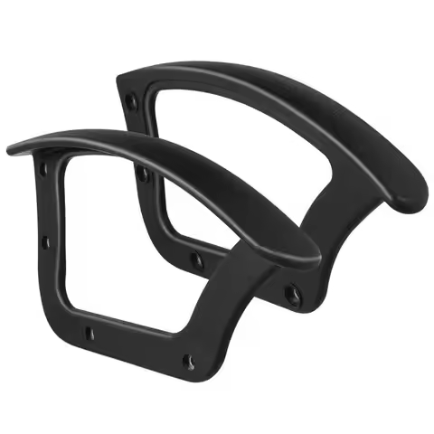 2pcs Replacement Office Chair Arm Surrounding Rings Office Chair Arm Circles Rack Plastic Office Gam