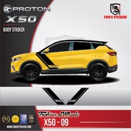 X50 Proton body sticker
