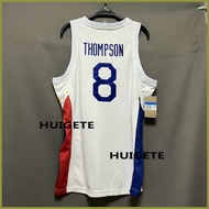 ✴ ♝ ☃ Men's New Original Gilas Pilipinas #8 Thompson Jersey Blue