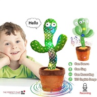 Timi Dancing Talking Cactus Toys With 120 Songs For Baby Boys And Girls Electronic Plush Toy