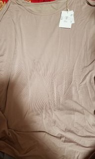 蓮藕粉色圓領鬆身上衣 Made in Japan●服飾