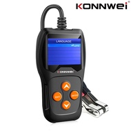KONNWEI KW600 Car Battery Tester 6V-12V Lead-acid Battery, Lithium Battery Testing Print Fault Data Start Charge Diagnostics