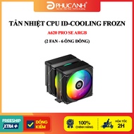 ID-COOLING FROZN A620 PRO SE ARGB CPU cooler (2 fans - 6 copper tubes)