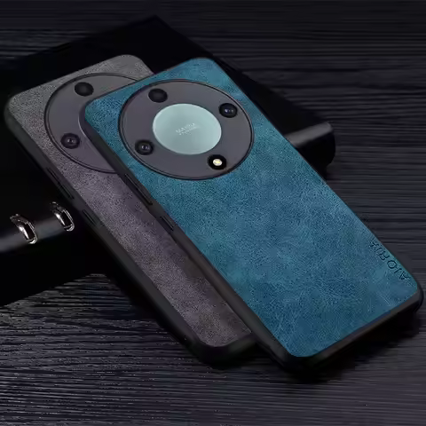 Premium PU Leathe Phone Case for Honor X9a X8c X8b X8a 4G X6 X8 X7a X6c X6b X6a X5b Plus Scratch-Res