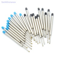 SetADistance 10 Pcs blue ink parker style standard 1.0mm ballpoint pen refills nib medium Good goods