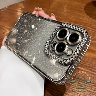 Diamond plating glitter Phone case iphone15 Pro Max 14 13 12 11 casing for iPhone case TPU silicone 