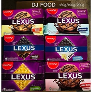 (Unit) Munchy's LEXUS Sandwich Biscuit - Salted Chocolate / Cracker Vegetable / Chip (189g/190g/200g