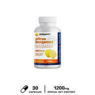 Citrus Bergamot - 1200 mg - Citrus Bergamot Supplement - Supports Heart &amp; Cardiovascular Health - Cholesterol Supplement - 120 Capsules