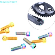 Adfz 2PCS Bike Titanium Ti Screw Bolts For Bicycle Crank Arm Fixing Disc Brake Clamp SG