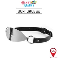 BDSM Stainless Steel Tongue Gag Bondage Fetish, Adult Male/Female/Couples Sex Toys