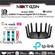 [ WI-FI 6 AX6600 HEAVY DUTY ROUTER ] TP-LINK ARCHER AX90 AX6600 TRI BAND GIGABIT WIFI 6 ROUTER