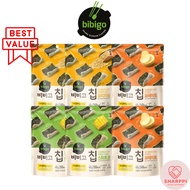 [Value Pack] Bibigo Seaweed Chips 40g Low Calorie Korean Snacks /Original Brown rice /Potato /Sweet Corn