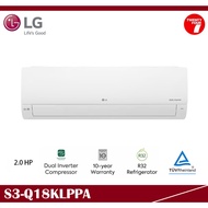 [ Delivered by Seller ] LG 2.0HP Air Conditioner / Aircond / Air Cond with Ionizer (2024) S3-Q18KLPP