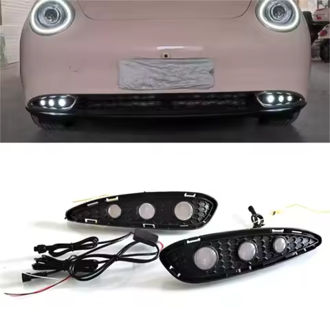 For Great Wall ORA 03 Funky Cat for GWM Aura 2022 Car Led Daytime Running Lights Front Bumper Fog La