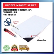 1MM Thickness Magnet Sheet With Adhesive Tape (A2/A3/A4)