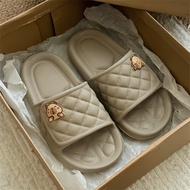 XIXITIAO น่ารัก Ins Capybara รองเท้าแตะคู่รองเท้าแตะ Eva นุ่มสบายน่ารักฤดูร้อนใส่ได้ทั้งชายและหญิง