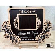 FRAME HANTARAN MAS KAHWIN/MAJLIS PERTUNANGAN UKIR ENGRAVE DINAR GOLD BAR/ PERSONALIZED WEDDING/CUSTOM HANTARAN KAHWIN