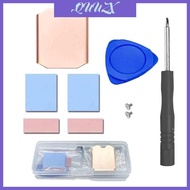 QUU Copper Heatsink M2 NVME 2230 SSD Cooler Pad for SteamDeck Game M2 2230 SSD