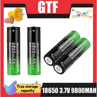 18650 Battery Rechargeable Battery 3.7V 9800mAh Capacity Li-ion Rechargeable Battery