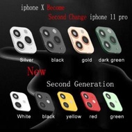 Kamera Lensa Palsu iPhone X / XS MAX lens second change iphone11 pro