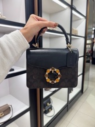 ✨✨✨全新❤coach新款Courtney 水晶扣方 單肩包 手袋 新款