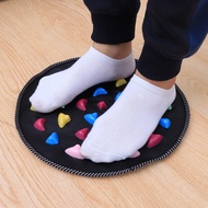 34.5cm Round Plastic Stone Acupressure Foot Massager Cushion Walking Feet Reflex Zone Pain Relief Ma
