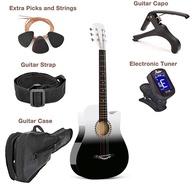 ‌กีต้าร์โปร่ง 38/41นิ้ว สำหรับมือใหม่ ฝึกกีต้าร์ สีให้เลือก พร้อมส่ง