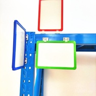 Magnetic Warehouse Card Warehouse Partition Plate A4 Shelf Classification Plastic Signage Signage Si