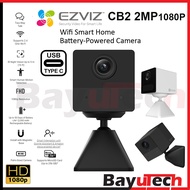 EZVIZ CB2 BC2 Mini Palm Sized Indoor Wire-Free Rechargeable Battery Wi-Fi CCTV Camera, Smart Human D