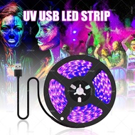 UV LED Light Strip Flexible LED Strip Light Ultraviolet 395-405nm Black Light 2835 SMD UV Lamp DC 5V
