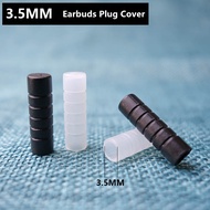 20pieces Headphones Earbuds cover plug cap Pin dust Transparent dust protection cover 2.5mm 3.5mm 4.4mm Earphone accessory sleeve Anti-rust anti-oxidation sleeve
