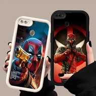MK-55 Deadpool Soft Silicone Casing for OPPO A7 F7 A12s A12 F9 A5S Realme 2 Pro