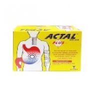 Actal Plus Antacid 10 chewable tablets x 12 blister strips