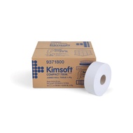 กระดาษชำระม้วนใหญ่ ยาวสุด KIMSOFT Compact XL 750m. Jumbo Roll JRT 1Ply  8cm x 750 m x 12 Rolls By Kimberly-Clark  Professional  ( ขายยกลัง)
