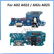 For Samsung A02 A022 / A02s A025 usb Charging board Charging Port Flex Cable Charging Dock connector