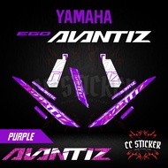 YAMAHA EGO AVANTIZ 125 | MOTOR STICKER STRIPE AEROX DESIGN CUSTOM BODY STICKER