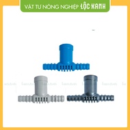 Combo of 10 pieces T 21 connecting rings in gray and black, Connecting water pipes 21 to 10/16 mm pi